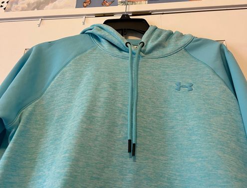 Under Armour Under Armor Women's Light Blue Loose Cold Gear Hooded  Sweatshirt Size XL - $20 - From Carissa