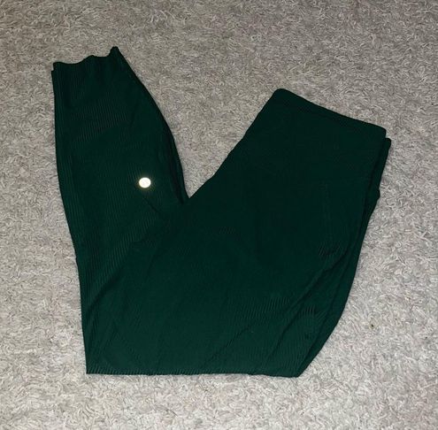 Lululemon Base Pace High-Rise Ribbed Tight 25 Everglade Green