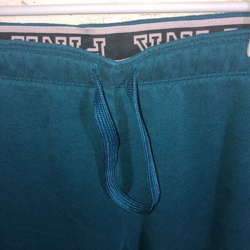PINK - Victoria's Secret green and blue sweatpants size small joggers pants  lounge - $21 - From Paydin