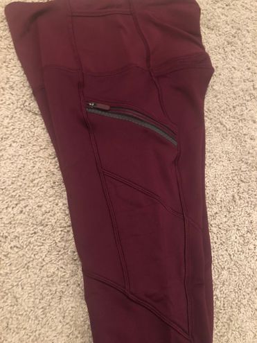 Lululemon Red Fleece Lined Leggings Size 2 - $50 (63% Off Retail