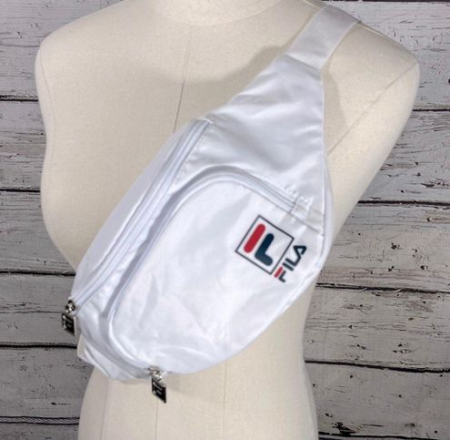 mezelf Productie dynastie FILA Fanny Pack/Belt Bag White w Red/Navy Logo - $24 - From Rene