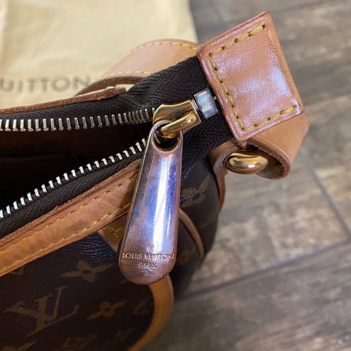 LOUIS VUITTON Tulum PM Monogram Canvas Shoulder Bag Brown