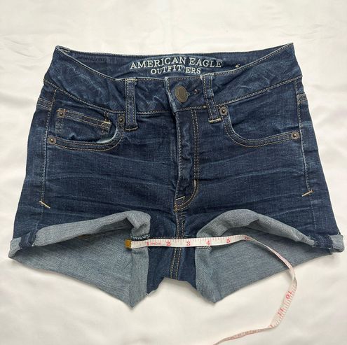 American Eagle AE Ne(x)t Level Super High-Waisted Denim Short