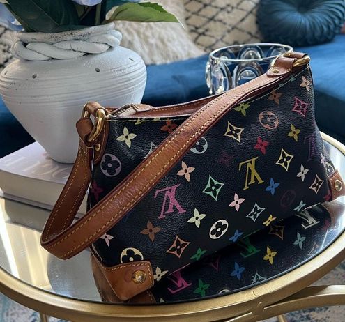 Louis Vuitton Eliza Monogram Multicolor Leather Buckle Hobo Shoulder Bag  Purse