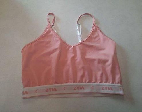 Zyia Active Comfort Sports Bra Lounge Size Large Pink - $20 - From Ashley