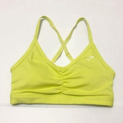 Gymshark Ruched Training Sports Bra - Firefly Green