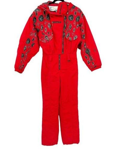 One Piece NILS Womens Vintage Retro 80s 90s Ski Snowboard Snow Bib Suit  Size 10 - $131 - From Danielle