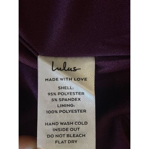 Lulus Jacinda Plum Purple Velvet Wrap Maxi Dress