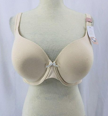 Lane Bryant Cacique Cream Lightly Lined T Shirt Bra 46C