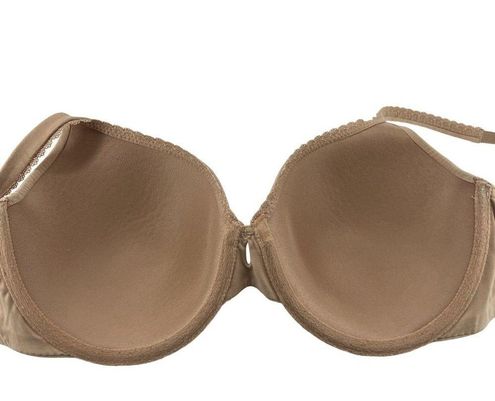 Victoria's Secret Body By Beige Lace Trim Molded Cup Demi 34DD Size  undefined - $22 - From W