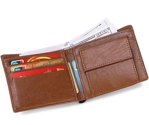 What is Dull Polish Travel Card Holder Purse Fashion PU Leather Multi-Color Men  Wallet