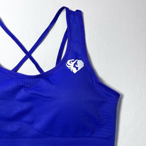 Woman's Best Power Seamless Sports Bra Royal Blue Medium