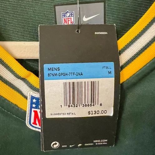 NFL Team Apparel Brand New Packers Jersey (Men's) Green Size M - $68 (47%  Off Retail) New With Tags - From Jan