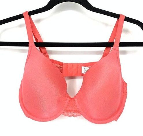 Wacoal Red Bra Size 34D Lace Contour Underwire 853127