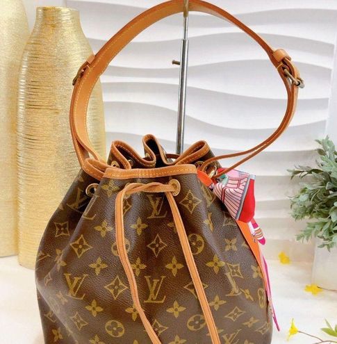 Louis Vuitton BEAUTIFUL ❤️ Authentic LV Noe Petit Drawstring Bucket  Shoulder Bag Monog… - $1367 - From Uta