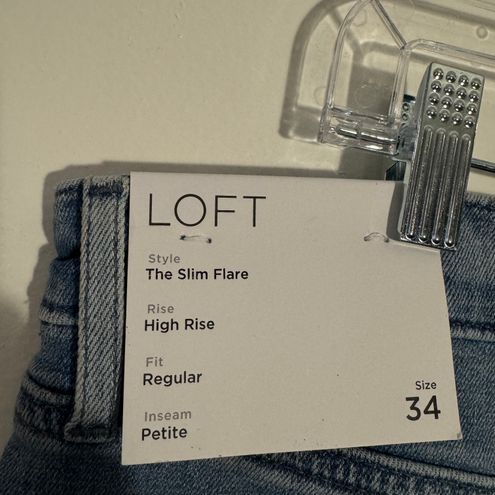 Fresh Cut High Rise Slim Flare Jeans in Light Wash Indigo