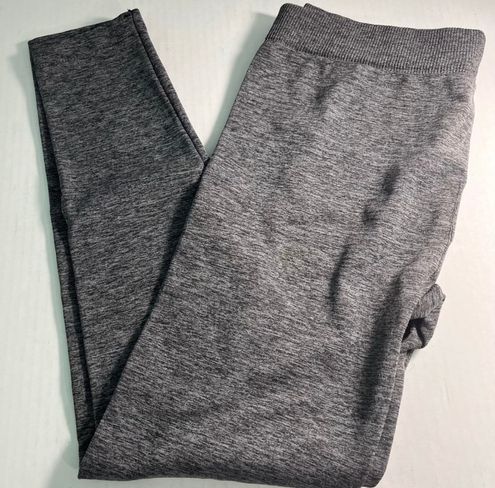 gray fleece leggings womens