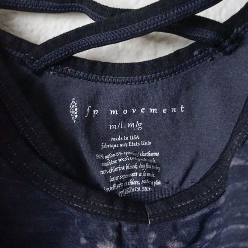 Free People FP Movement washed tie dye strappy yoga sports bra Size M - $16  - From Araceli