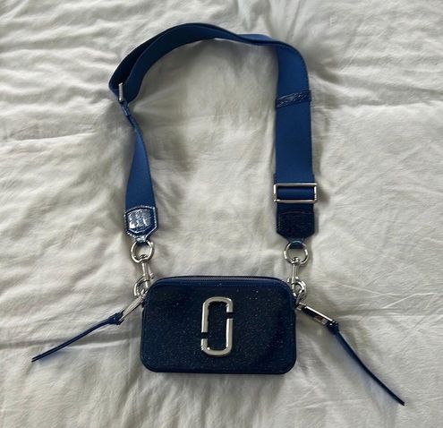 Marc Jacobs Grey And Blue Snapshot Bag