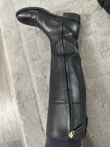 TORY BURCH Black Leather Riding Boots (US 6.5 / EU 36.5) #27287