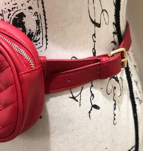 Love & Sports Women's Sophia Belt Bag Fanny Pack Red, Size: Small