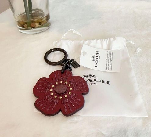 Coach NWT Tea Rose Bag Charm/Key Chain - $53 New With Tags - From Juli