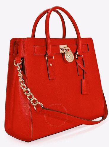 Michael Kors Hamilton Bag Red - $230 (25% Off Retail) New With Tags - From  chloe