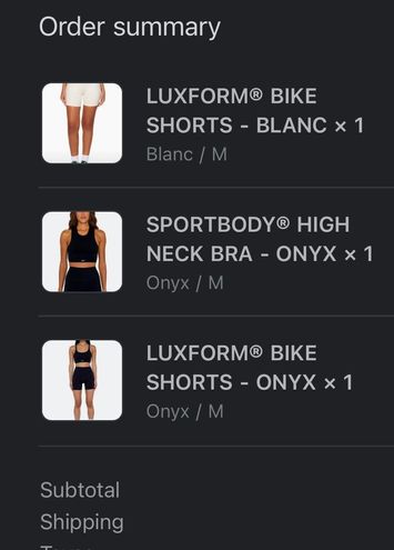 Set Active Luxform Biker Shorts Black Size M - $37 (43% Off Retail) New  With Tags - From Olivia