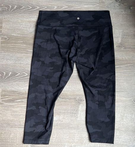 Lululemon Wunder Train High-Rise Crop 23 Heritage 365 Camo Deep