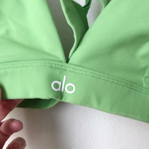 Alo Yoga Alo Splendor Bra Green Size M - $57 - From Ashley