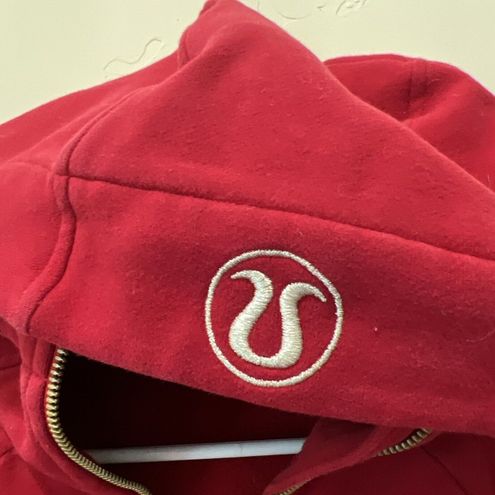 Lululemon Scuba Hoodie *Light Cotton Fleece Dark Red/Gold Size 8 Womens Red  - $125 - From Ryan