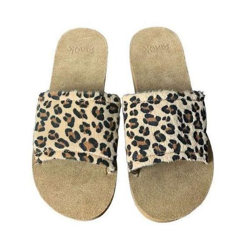 Sanuk Women's Lola Leopard Slide Sandal