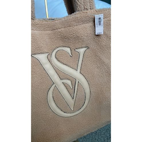 Teddy Shearling Giant Tote Bag - ShopperBoard