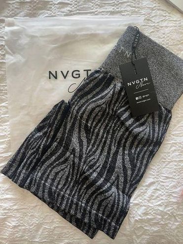 NVGTN Zebra Seamless Shorts - Black Speckled