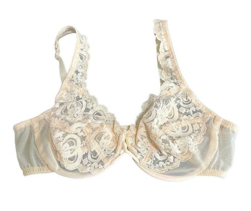 Floral Lace Sheer Underwire Bra