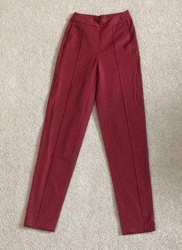 Lululemon Lab Nai Trouser Pants Zesty Auburn Red Size 10 Womens