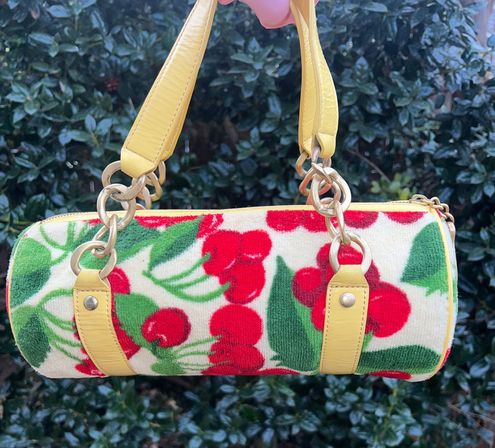 Juicy Couture vintage cherry barrel bag Yellow 295 From Hali