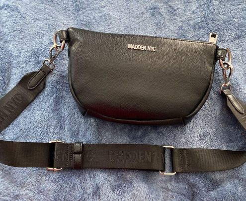 Steve Madden Madden NYC Women's Crystal Fanny Pack Crossbody, Black - $50 -  From K