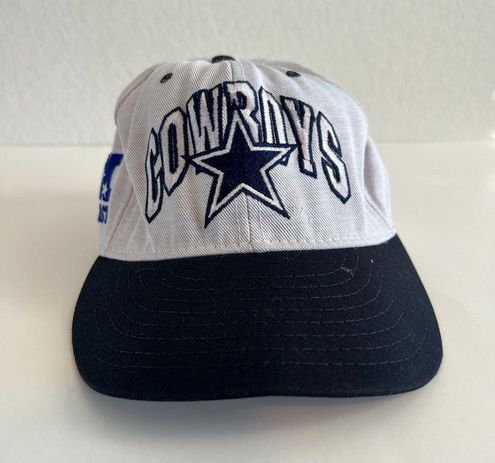 NFL VINTAGE 90s Dallas Cowboys Star Grey Black Fitted Football Hat Cap  6-7/8 Gray - $32 - From alba