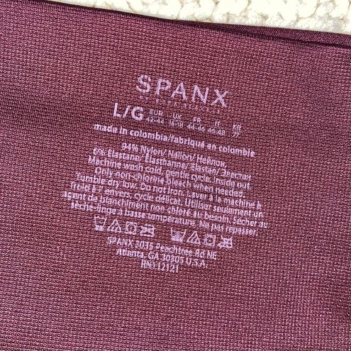 Spanx burgundy leggings size large - $34 - From Melinda