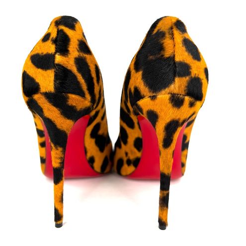 Christian Louboutin Kate 100mm Cheetah Pumps