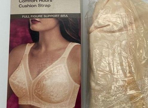 Underscore 2788 Comfort Hours Cushion Strap Full Figure Support Bra Almond  40D Tan Size undefined - $17 - From Annette