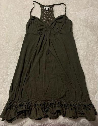 American Eagle Outfitters, Tops, American Eagle Babydoll Top Olive Green