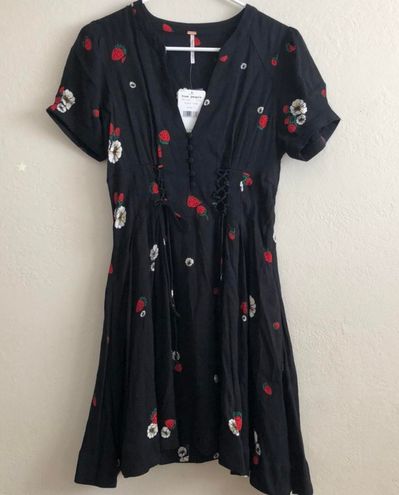 strawberry fields mini dress