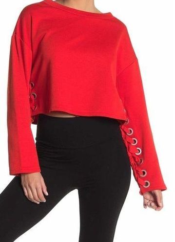 Alo Yoga ALO Suspension Pullover Women s Sweater in Cherry Pop