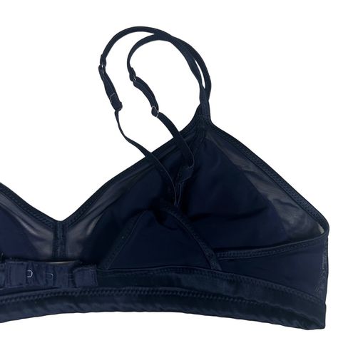 Aerie Women's Intimates Triangle Cupless Bra Navy Medium Blue