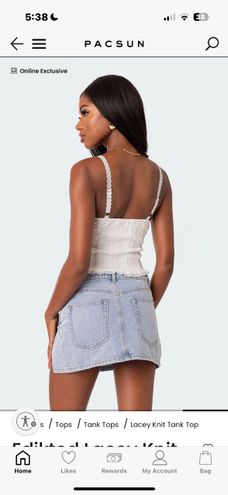 Edikted Tank Top White - $23 (37% Off Retail) New With Tags - From