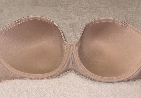 Victoria's Secret Torrid Curve Plus Size Nude Strapless Bra Size 40DDD -  $21 - From Kelly