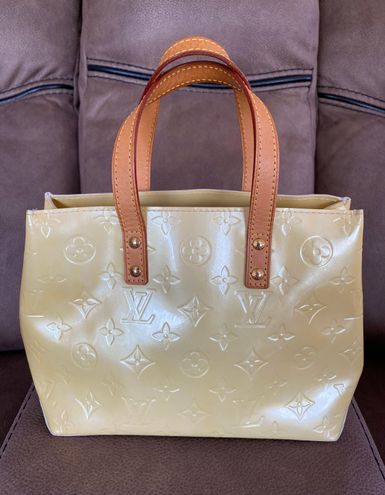 Louis Vuitton Neutrals Monogram Vernis Reade PM