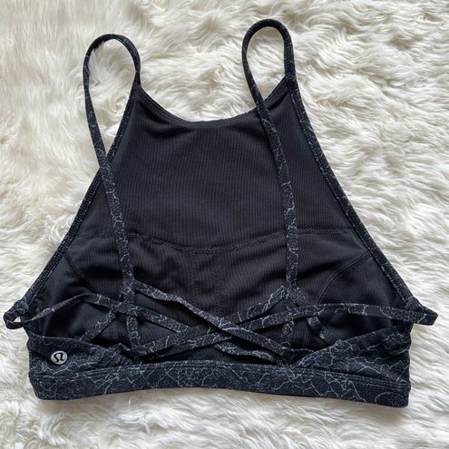 lululemon athletica, Intimates & Sleepwear, Lululemon Lacescape Black  Twist Reach Bra